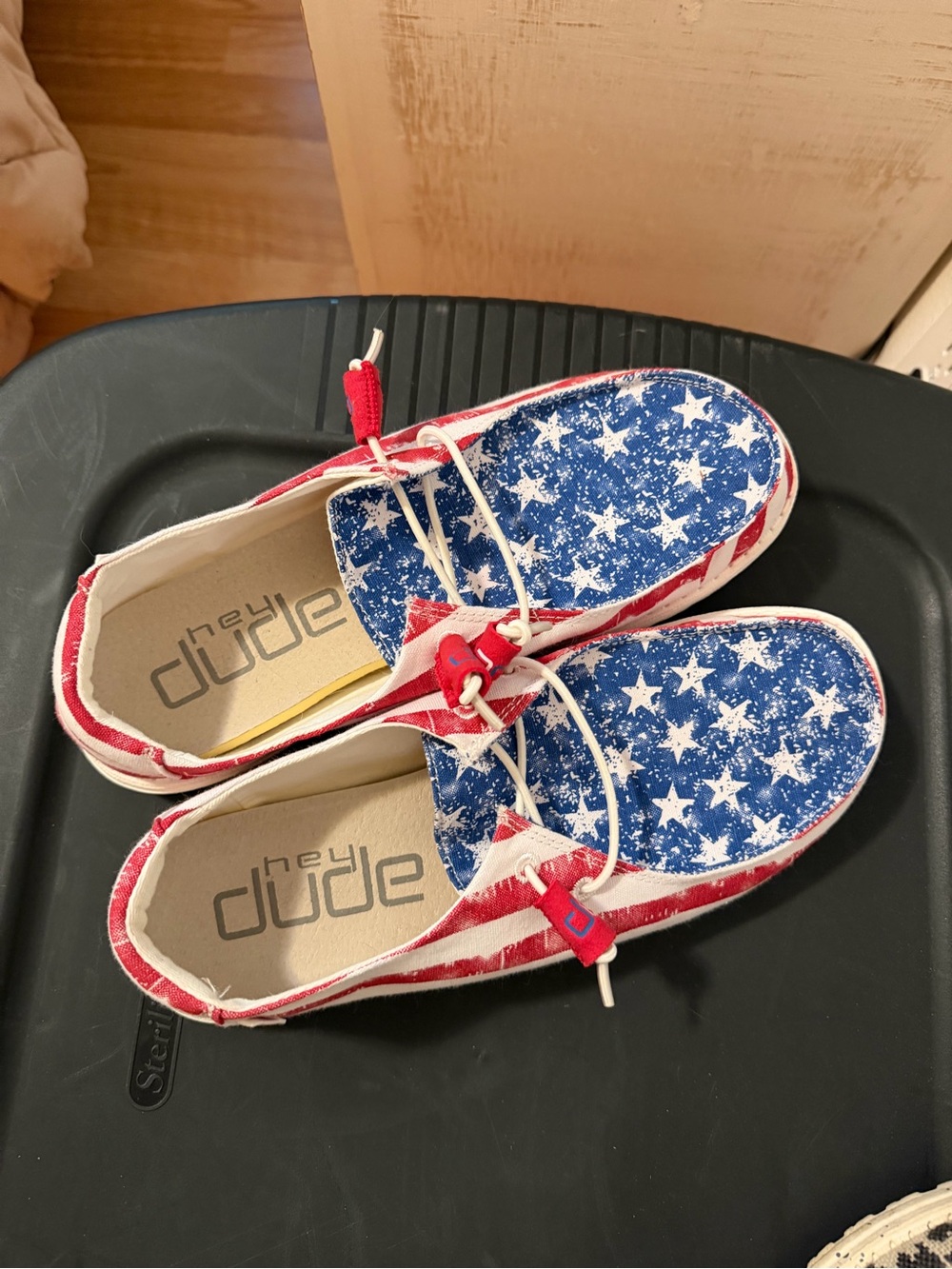 Hey Dude American Flag Woman’s Shoe